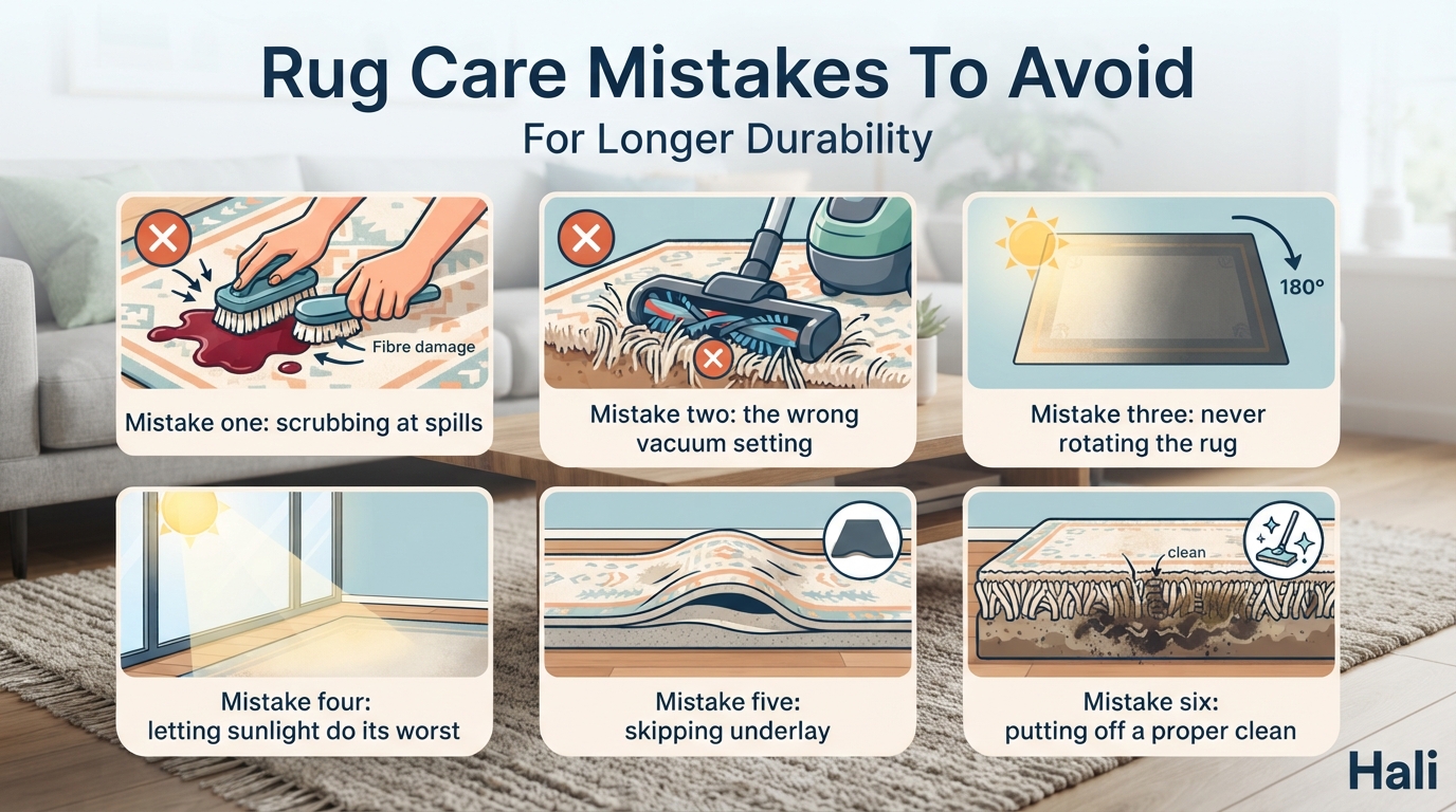 Rug Care Mistakes